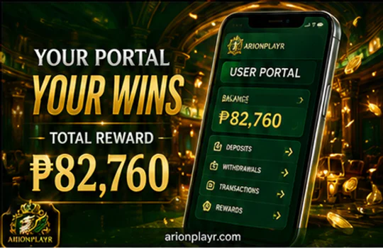 ARIONPLAY registration reward and VIP progress screen